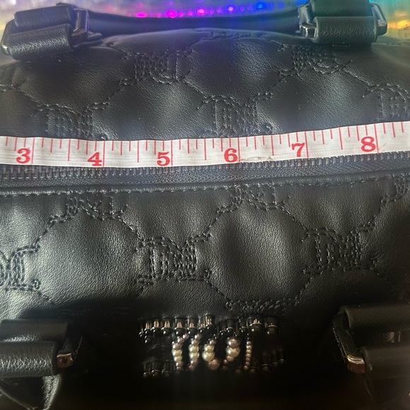 Juicy Couture Tie the Knot Black Liquorice Satchel /Crossbody Wallet Set - Picture 7 of 12